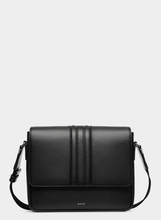 Bally Crossbody Bag in Recycled Leather in Black+Palladio at Nordstrom