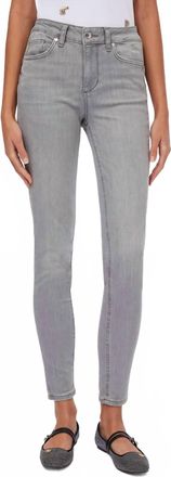 Paige Hoxton Crop High Rise Ultra Skinny Jeans In London Mist