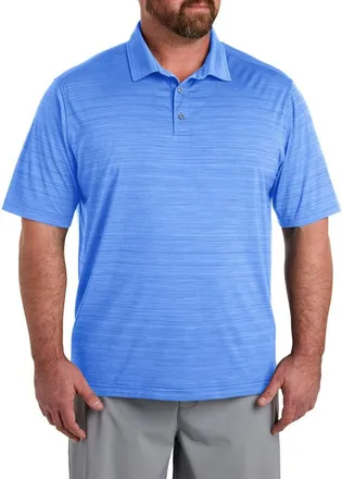 Reebok Big & Tall Performance Space-Dyed Polo Shirt in Peri Blue at Nordstrom, Size Xxx-Large