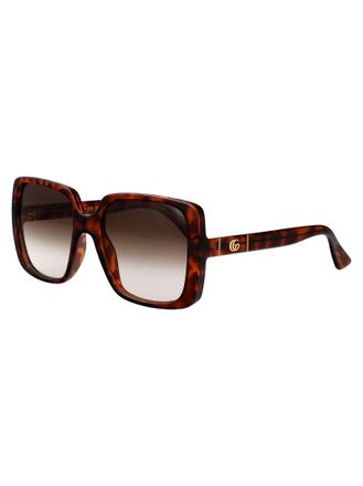 Gucci Womens Sunglasses Havana Brown Injected