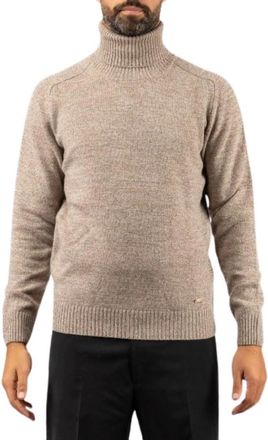 Brooksfield Maglione Dolcevita - - Knitwear - Uomo - Beige - XL