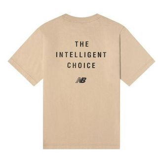 New Balance Sportswear IU Tee Beige Black 5EC2U133-BEI