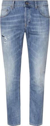 Dondup Heren, Jeans, Blauw, Maat: W34 Denim