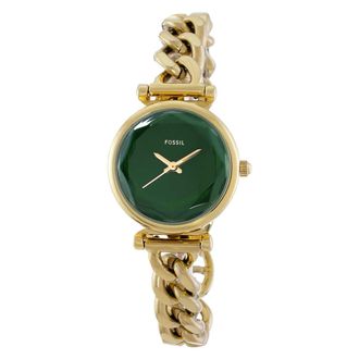 Fossil Carlie Quartz Green Dial Ladies Watch ES5441