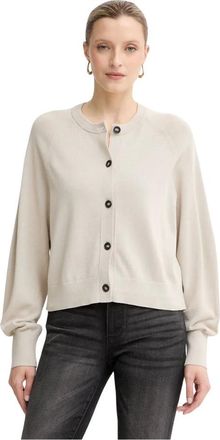 Marc O'Polo Cardigan a girocollo - - Knitwear - Donna - Beige - S