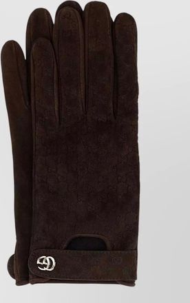 Gucci suede leather gloves