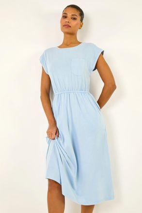 Roman T-Shirt Pocket Detail Midi Dress