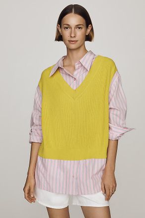 Essentiel Knit Twofer Shirt Top