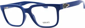 Versace Mens Blue Rectangular Eyeglass Frames 0VE3377U