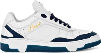 Philipp Plein Sneakers in pelle con logo - Bianco