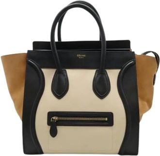 Celine Pre-owned Handbags, female, Multicolor, Size: ONE SIZE Pre-owned Vintage Leather Handbag