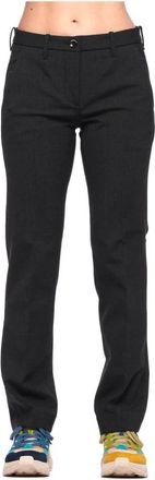 Nine In The Morning 9fw 21st 06antraciet negen: in de: ochtend - Dames - Straight fit broeken - Zwart - W27 - Broeken