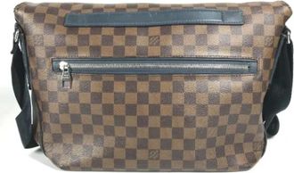 Louis Vuitton Tweedehands Canvas Louis Vuitton tassen - Dames - Vintage Schoudertas - Bruin - ONE Size - Vintage