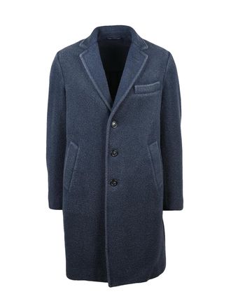 Circolo 1901 Navy Blue Virgin Wool-Blend Coat