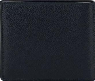 Balenciaga Mens Calf Leather Logo Billfold Wallet Black-White Umbrellas Black/white