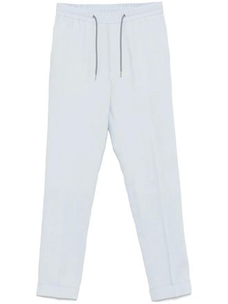 Paul Smith drawstring linen trousers - men - Cupro/Linen/Flax - 30 - Blue