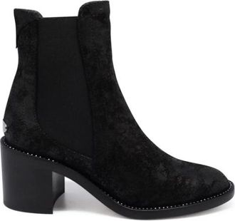 Jimmy Choo London Merril Chelsea Boot - Dames - Chelseaboots - Zwart - 35 1/2 EU - Su&egrave;de - Schoenen