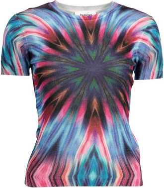Desigual Abstract Brei Korte Mouw Trui