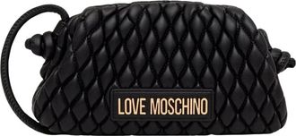 Love Moschino Crossbody tas - Dames - Tassen - Zwart - Maat: ONE Size Leer