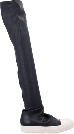 Rick Owens Black High Stocking Sneakers