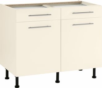 Wiho Küchen Unterschrank »Ela« Breite 100 cm, höhenverstellbare Füsse