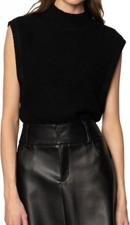 Sanctuary City Shell Sweater In Black