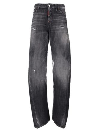 Dsquared2 Black Tapered Jeans