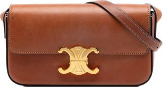Celine Pre-owned Celine Shiny Calfskin Claude Shoulder Bag Ladies YOQ9JX7Q73XPKFD1