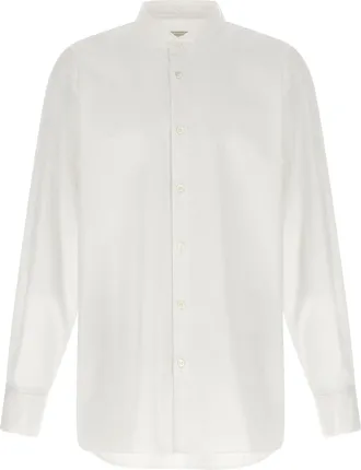 Dries Van Noten Mens White Cotton Blouse