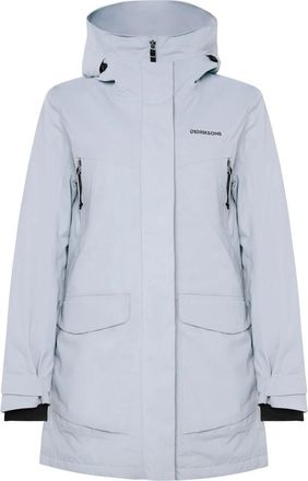 Didriksons 1913 Felia Parka - Dames - Parka Jassen - Blauw - M - Leer - Jassen