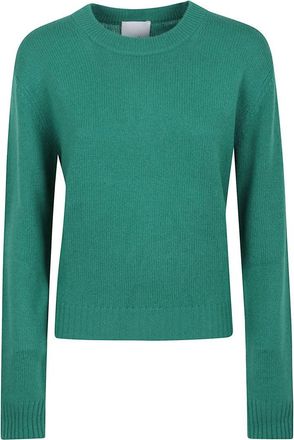 Allude Cashmere Sweater With Ribbed Edging