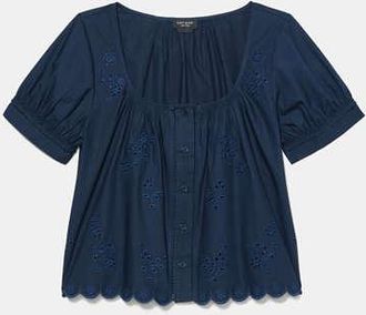 Kate Spade New York Broderie Anglaise Top
