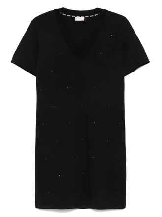 Liu Jo Mini-jurk met geborduurd logo - Zwart