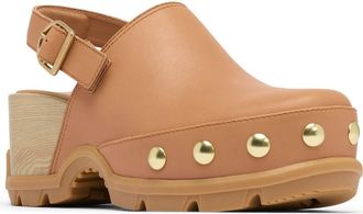 Sorel ROAMN RVT Clog in Tawny Buff/Gum at Nordstrom, Size 5.5