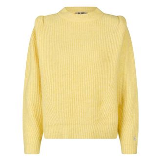 LeComte Trui van wolmix - Dames - Truien - Geel - Maat: 2XL Wol