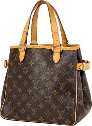 Louis Vuitton Brown Monogram Handbag Tote Bag (Pre-Owned)