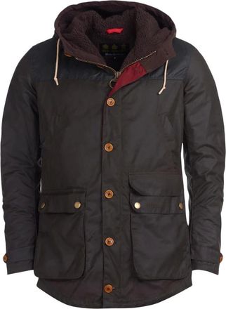 Barbour Jassen, Heren, Groen, XL, Land Parka met Traditionele Kenmerken
