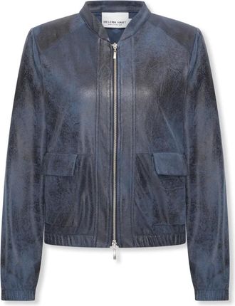 Hart by Helena Hart Jassen, Dames, Blauw, 2Xl, Leer, Bomba Biker Leatherlook Jack in Jeans