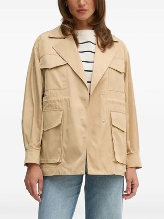 Sisley drawstring pocket jacket - Neutrals