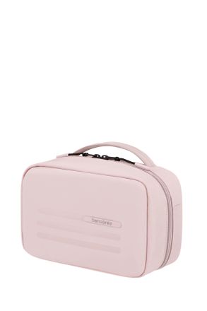 Samsonite Kulturbeutel SAMSONITE STACKD Toilet Kit, 14 cm, Damen, Gr. B/H/T: 22cm x 14cm x 9cm, rosa, Polyester, Polyurethan, Taschen Kulturbeutel, Beauty-Bag B