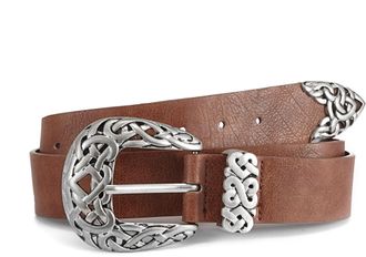 Lascana H&uuml;ftg&uuml;rtel LASCANA Hoseng&uuml;rtel, Damen, Gr. 100, braun (braun, dunkelbraun), Lederimitat, unifarben, G&uuml;rtel H&uuml;ftg&uuml;rtel, mit Schnalle im Western Look, G