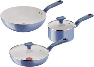 Lagostina Lagostina Nettuno 010288600005 - Juego De 5 Piezas, Revestimiento Antiadherente, Compatible Con Inducci&oacute;n, 010288600005