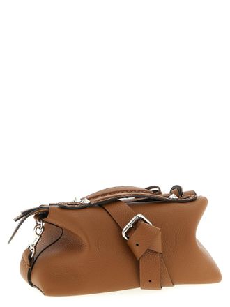 Fendi Womens By The Top Handle Bag Brown Calfskin Leather