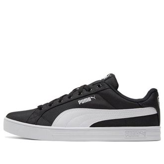 Puma Smash Vulc Retro Casual Skateboarding Shoes Unisex Black 385554-02