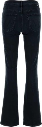 Mother Womens Midnight Blue Stretch Denim The Weekender Jeans Night Venice In