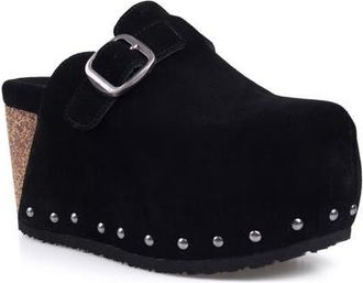 Zigi Soho Cuna Platform Clog in Black Suede at Nordstrom, Size 11