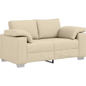 vidaXL Sof&aacute; Crema 160 X 77 X 82 Cm Tela Vidaxl