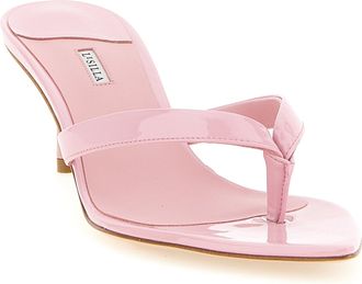 Le Silla Womens Gisele Heel Sandal Pink Polyurethane Polyester Goat