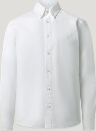 Belstaff Camicia Street Uomo Compact Cotton Oxford Bianco 2xl