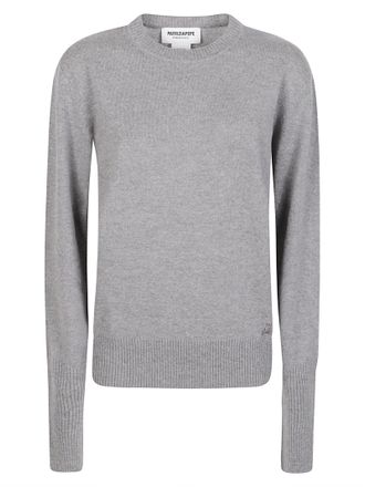 Patrizia Pepe Cashmere Long-Sleeve Crewneck Sweater